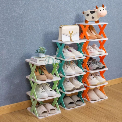 X-Shaped Shoe Rack
