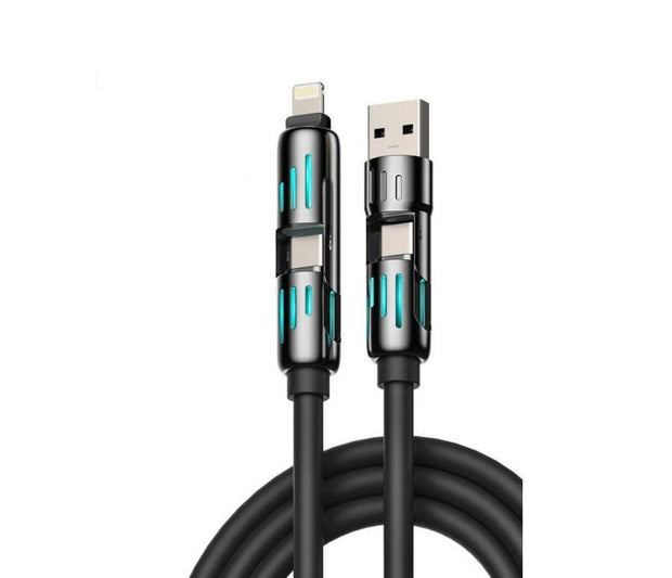 4-in-1 Multi USB Charging Cable ( Random Color )
