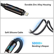 4-in-1 Multi USB Charging Cable ( Random Color )