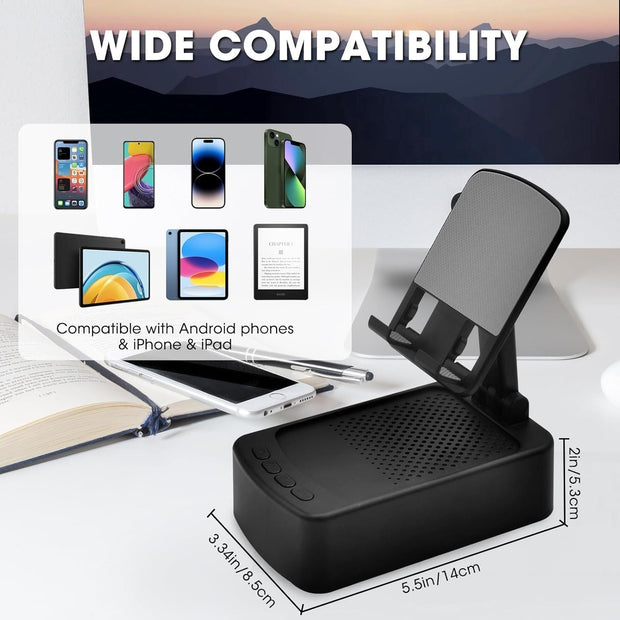Mobile Phone Holder with Bluetooth Speaker